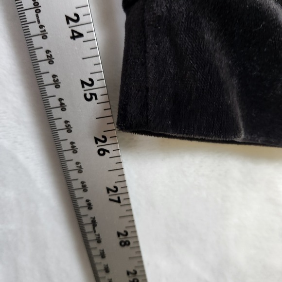 Rocawear Black Velour Jogger Pants Women's Medium Elastic Waistband Comfy - Picture 5 of 8